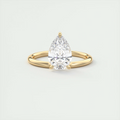 2 Carat Low Profile Pear Solitaire