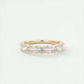 4.4mm Oval Half Eternity Band (1.35 TCW)