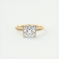 Geometry 2 Carat Princess Cut Diamond Ring