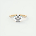 2 Carat Round Solitaire Pavé Setting