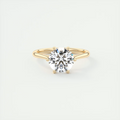 2 Carat Round Solitaire Cathedral Setting 2