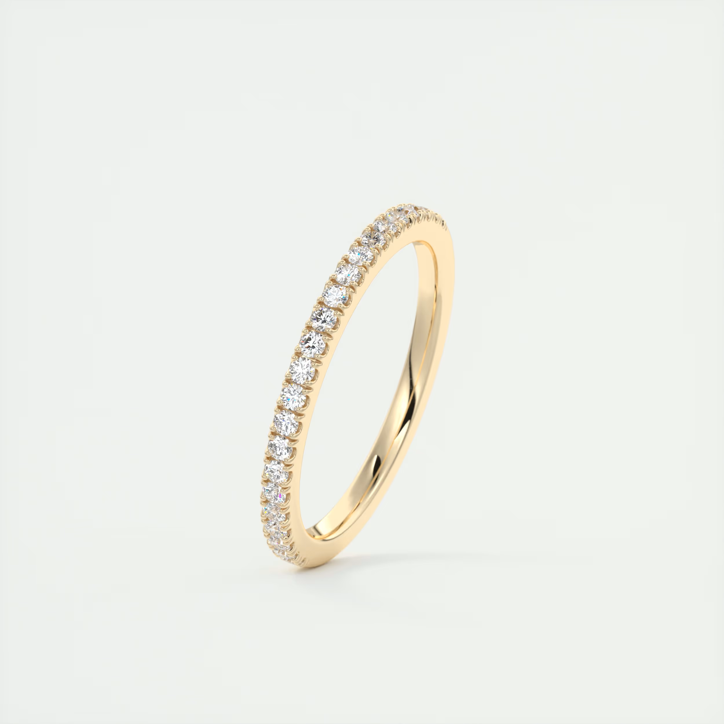 Skinny Half French Eternity Band (0.18 TCW)