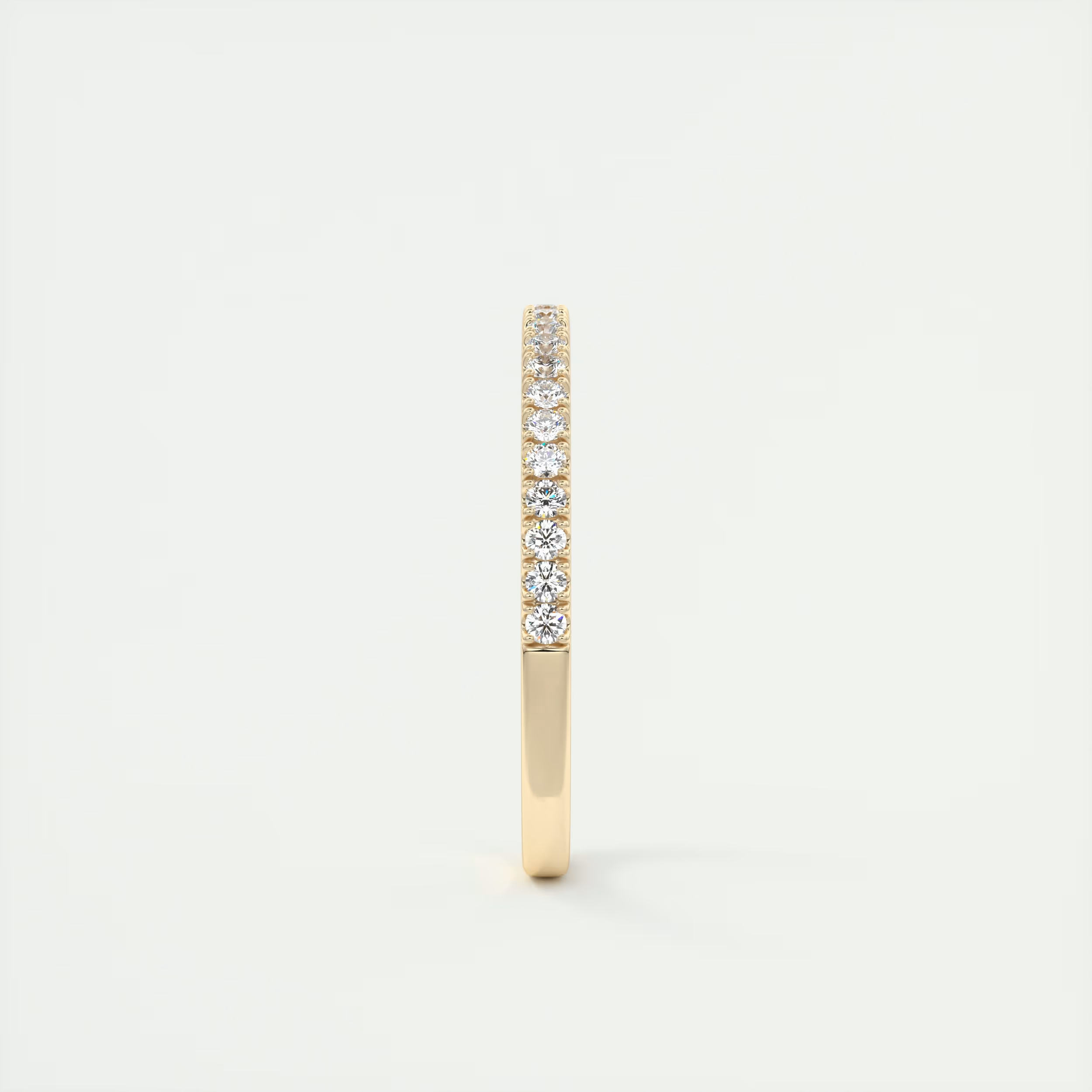 Skinny Half French Eternity Band (0.18 TCW)