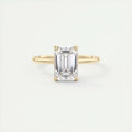 2 ct Emerald Solitaire Ring