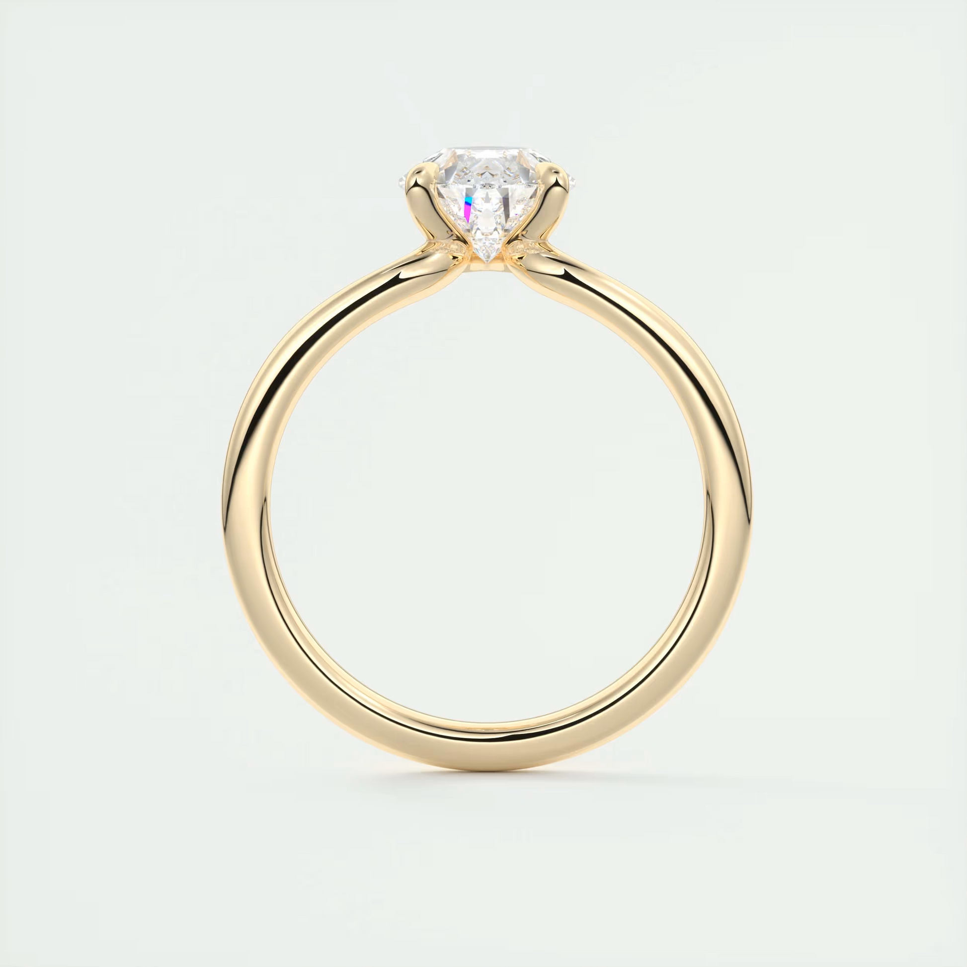 2 Carat Low Profile Pear Solitaire