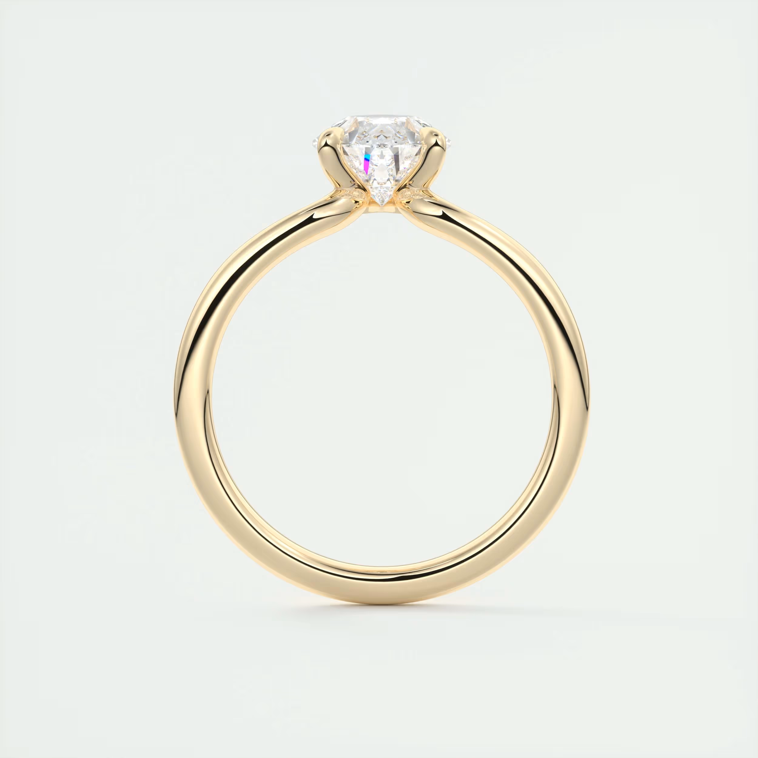 2 Carat Low Profile Pear Solitaire