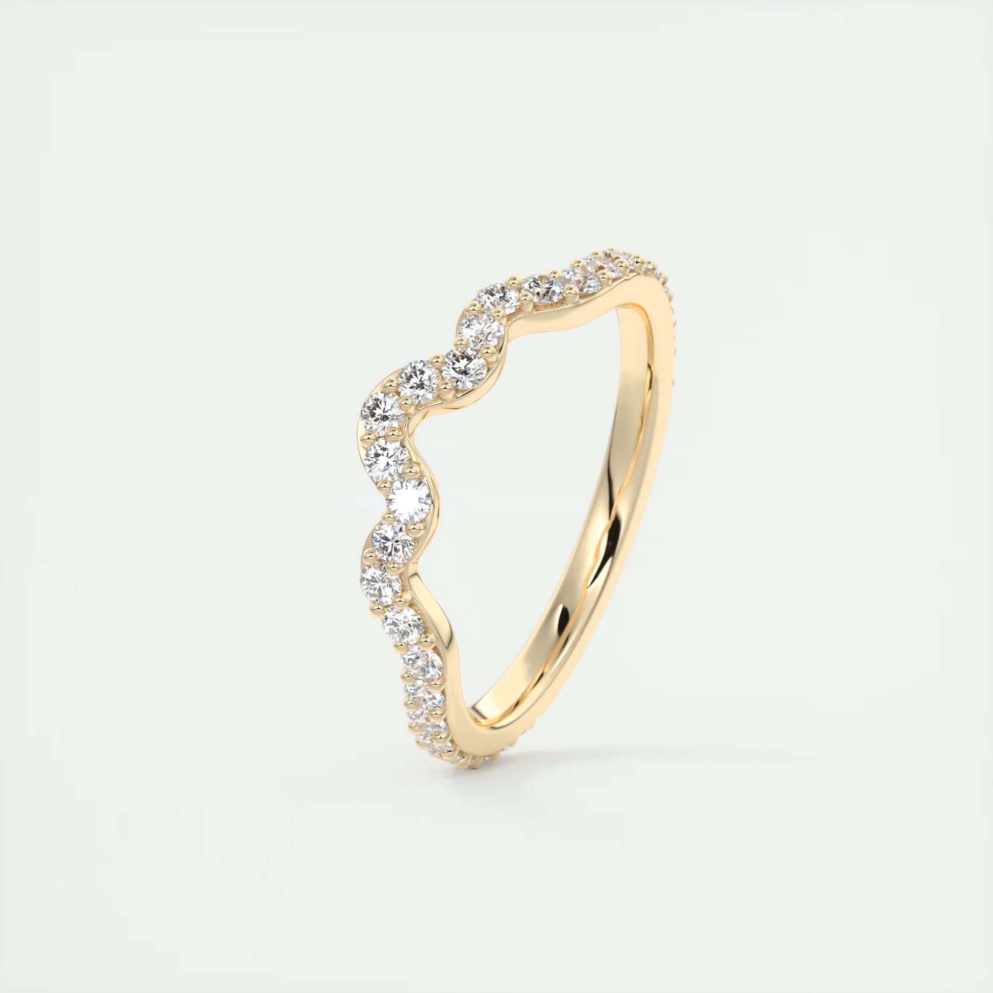Cloud Squiggly Eternity Band – 1.5mm Rounds (0.60 TCW)