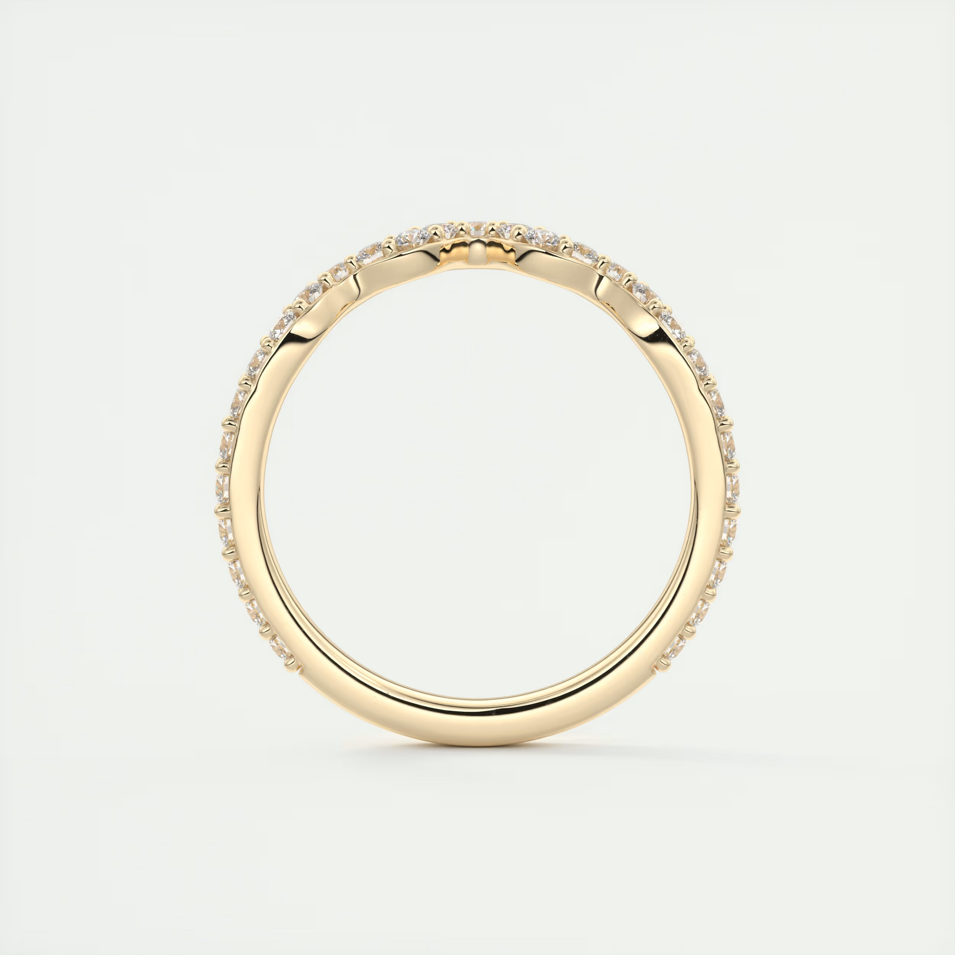 Cloud Squiggly Eternity Band – 1.5mm Rounds (0.60 TCW)