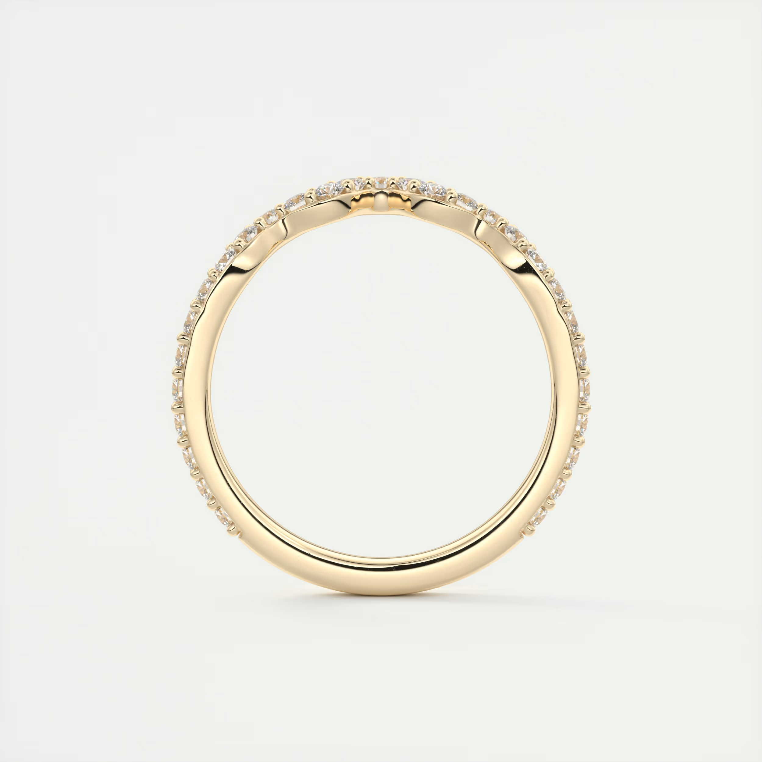 Cloud Squiggly Eternity Band – 1.5mm Rounds (0.60 TCW)