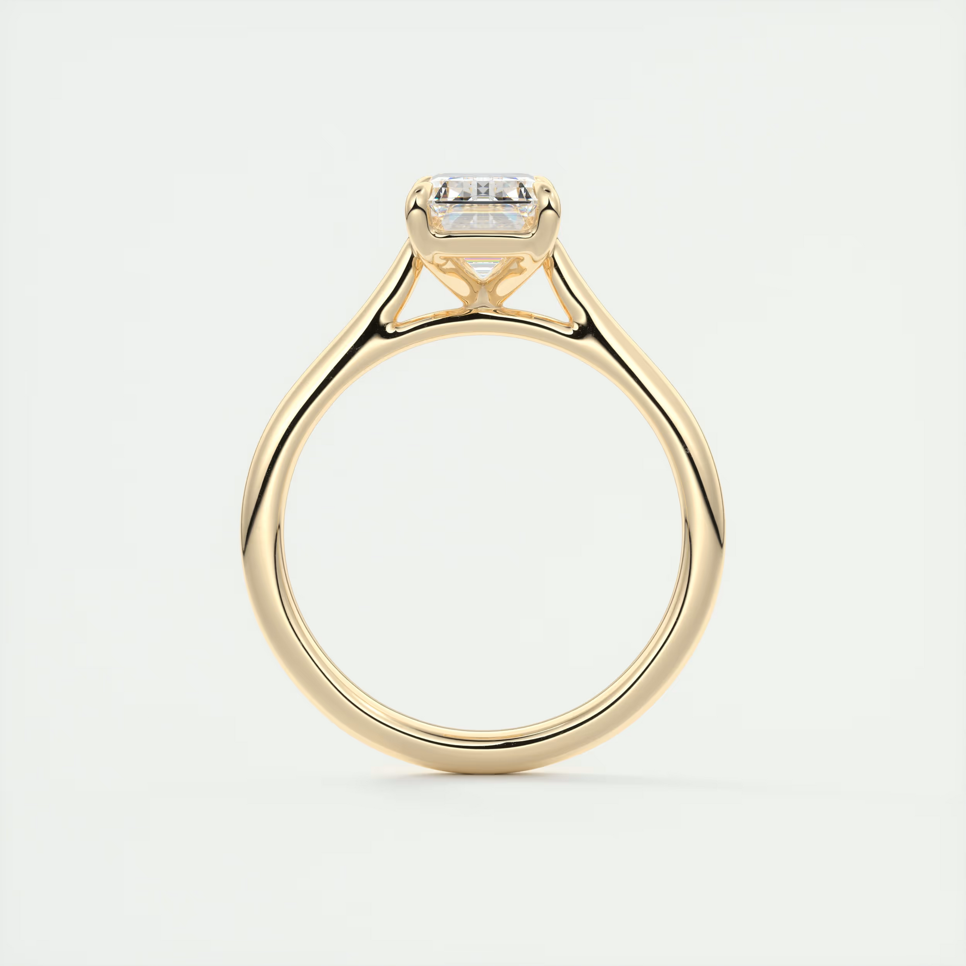 2 ct Emerald Flush Stacking 1.8mm Solitaire