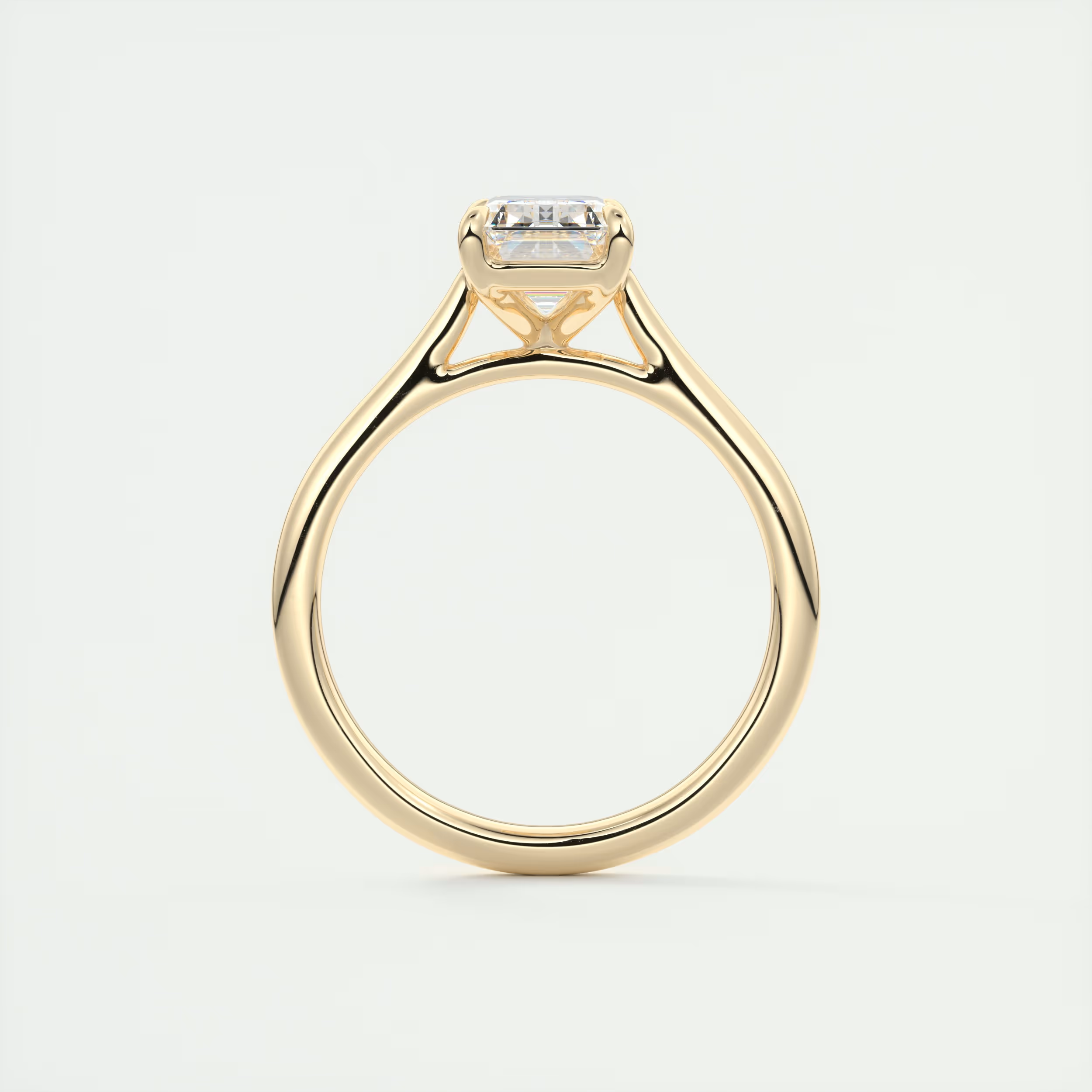 2 ct Emerald Flush Stacking 1.8mm Solitaire