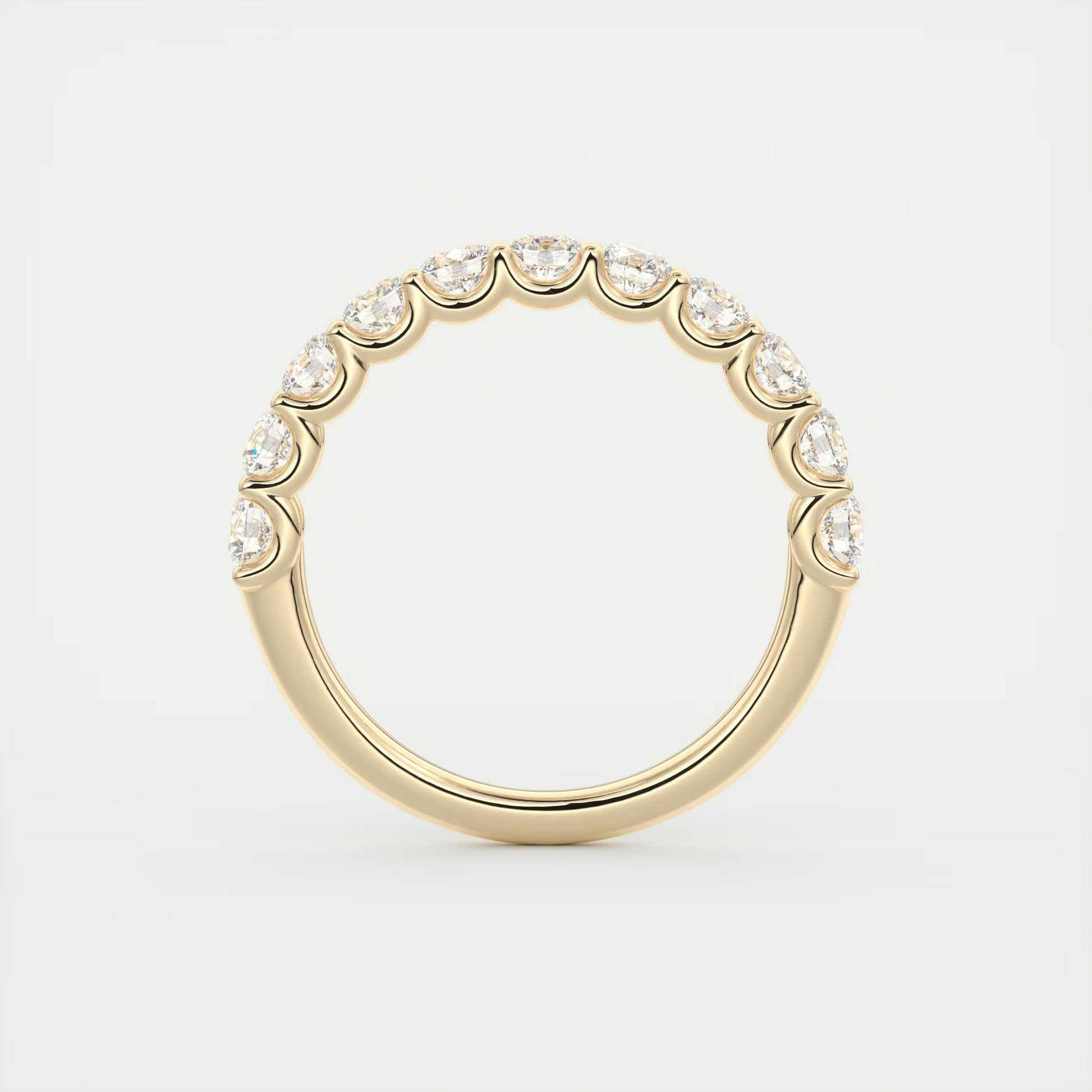 Round Half Eternity Band (1.00 TCW)