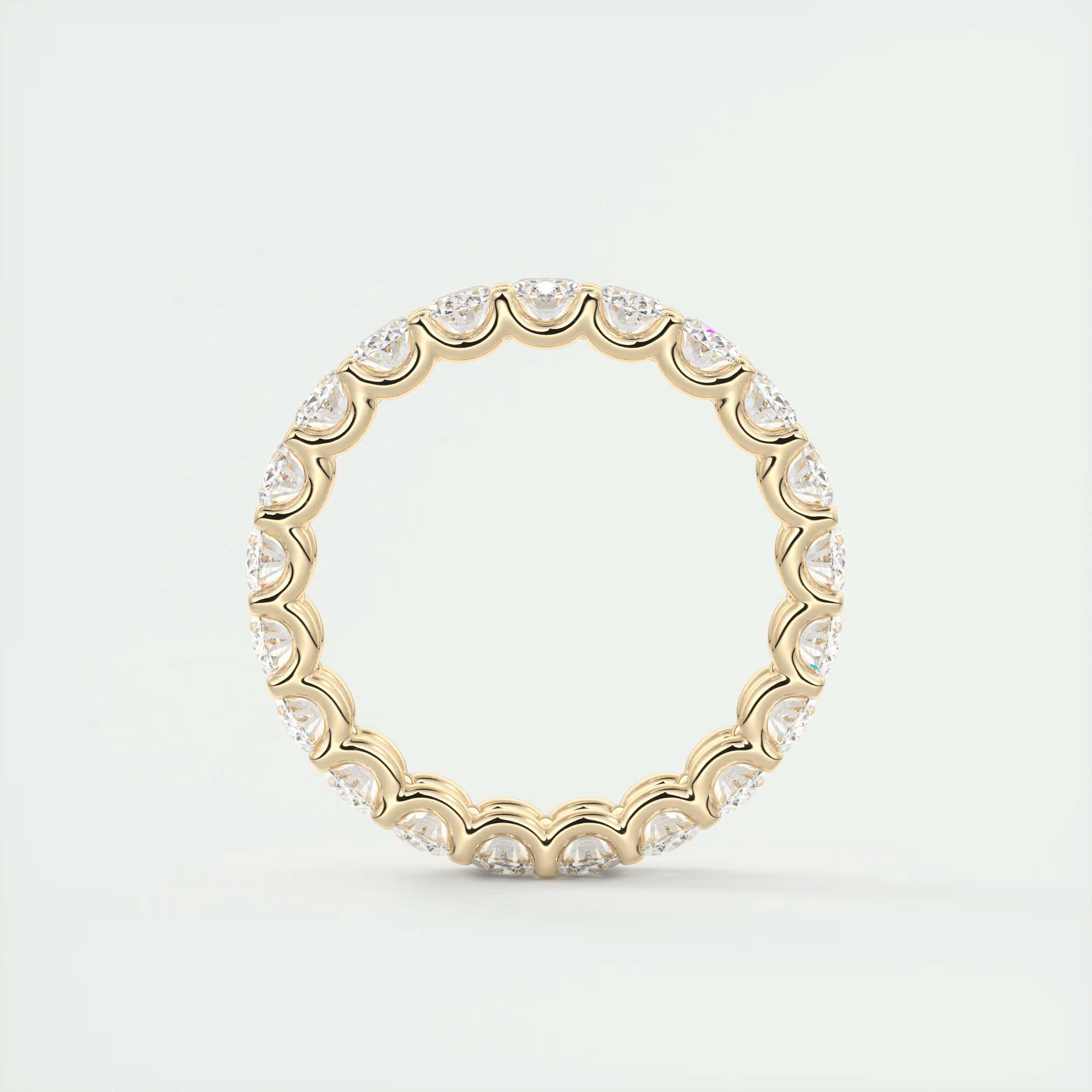 Grace Oval Diamond Eternity Band (3.00 TCW)