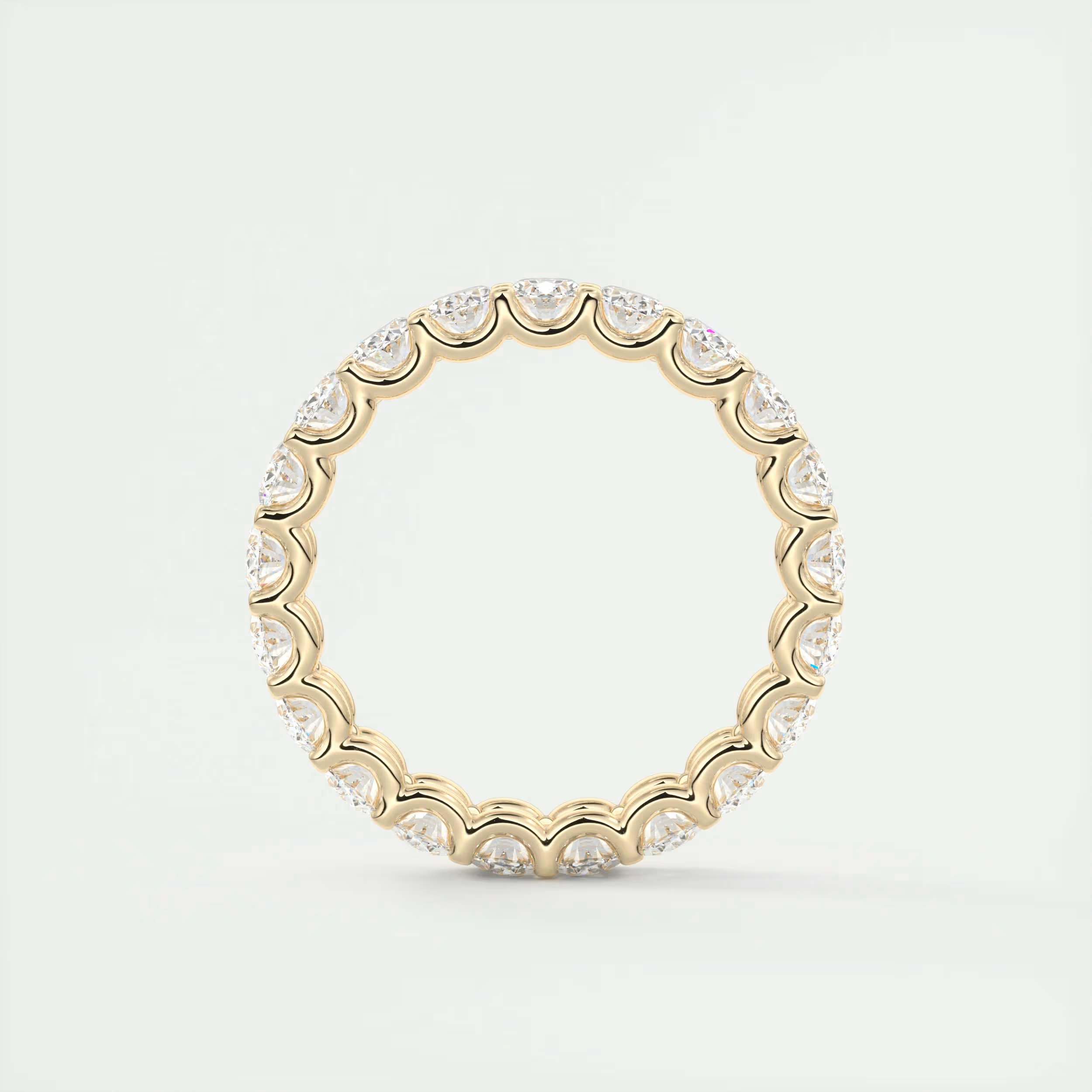 Grace Oval Diamond Eternity Band (3.00 TCW)