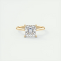 2 Carat Princess Flush Stacking 1.8mm Solitaire