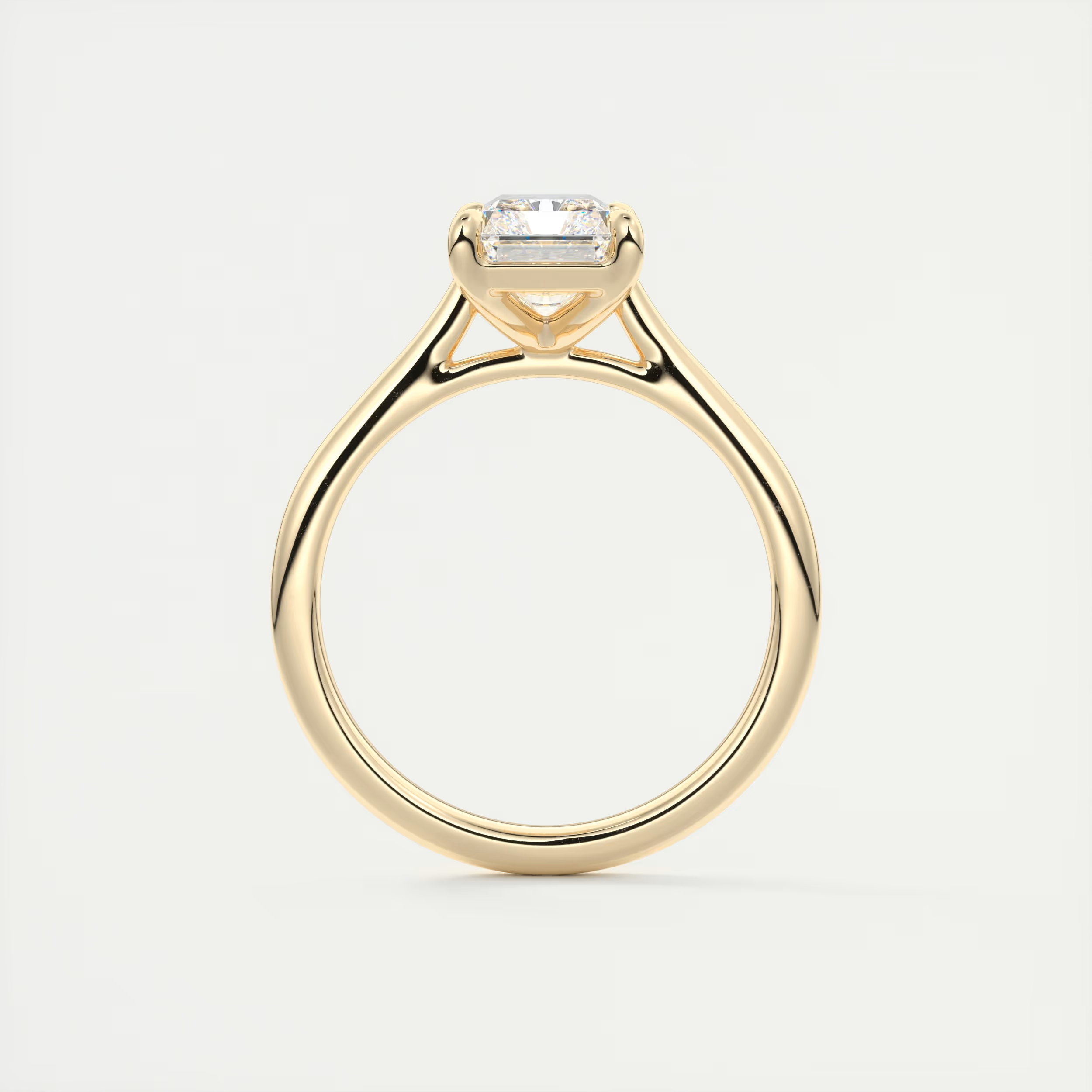 2 ct Emerald Flush Stacking 1.8mm Solitaire