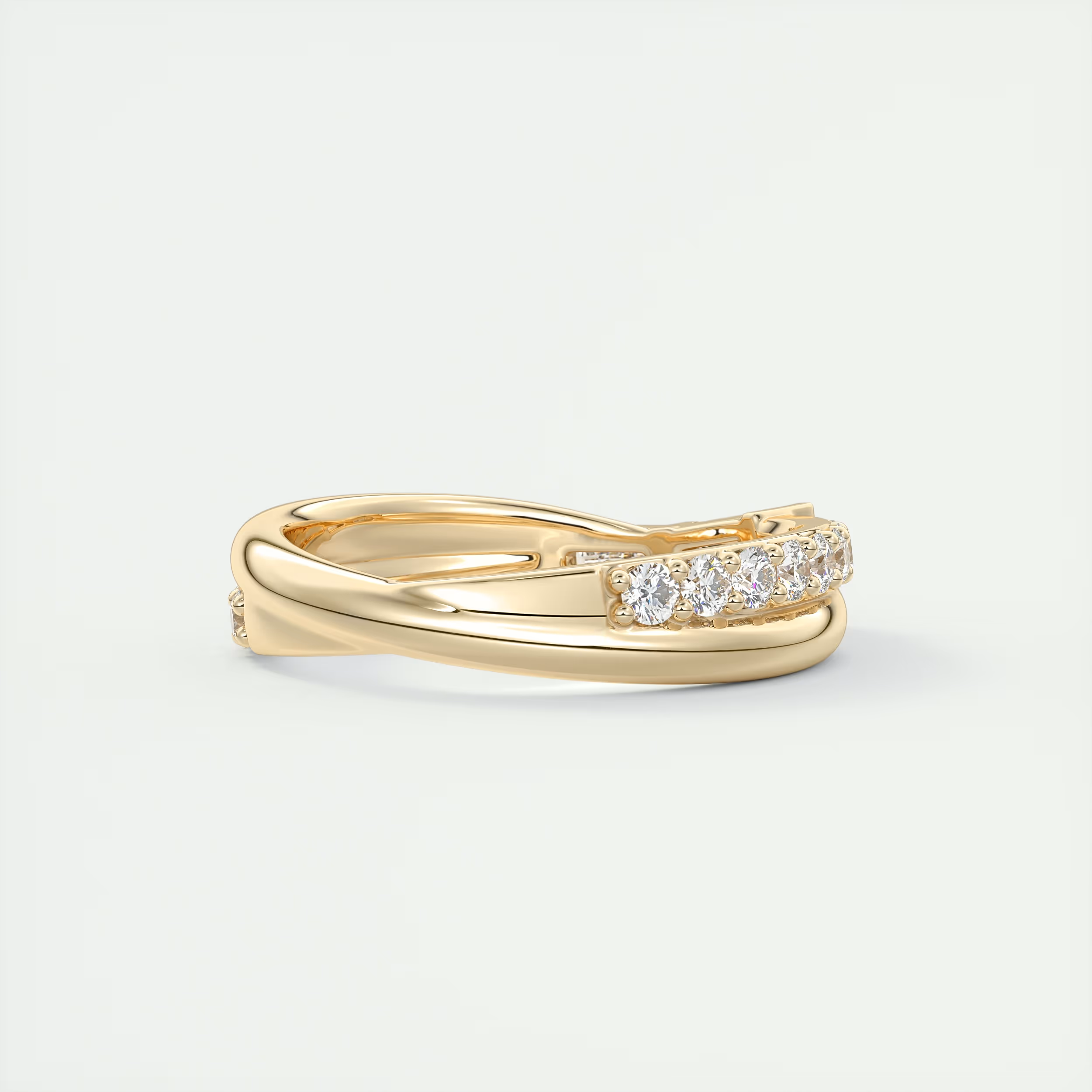 Spritz Crossover Diamond Band (0.50 TCW)