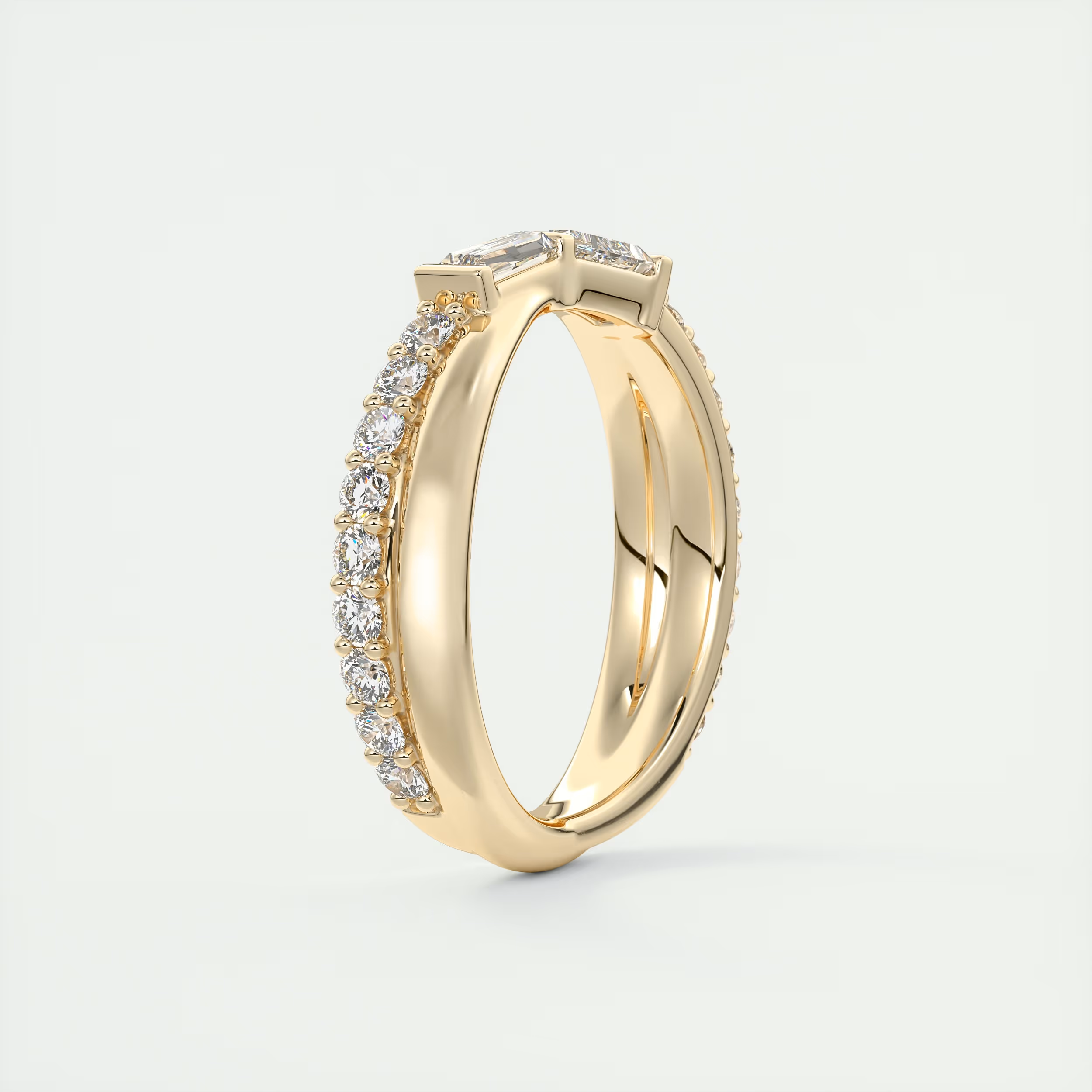 Spritz Crossover Diamond Band (0.50 TCW)