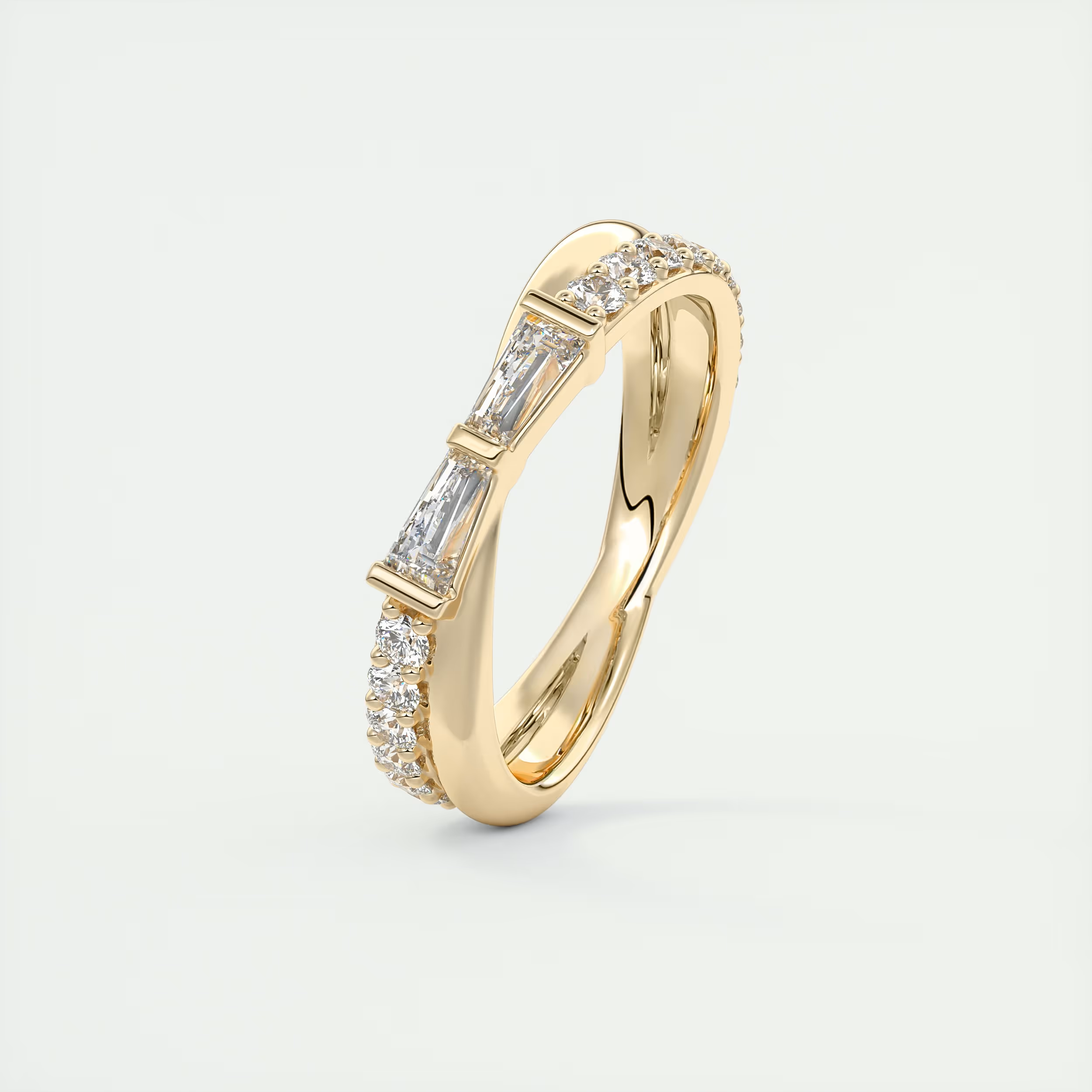 Spritz Crossover Diamond Band (0.50 TCW)