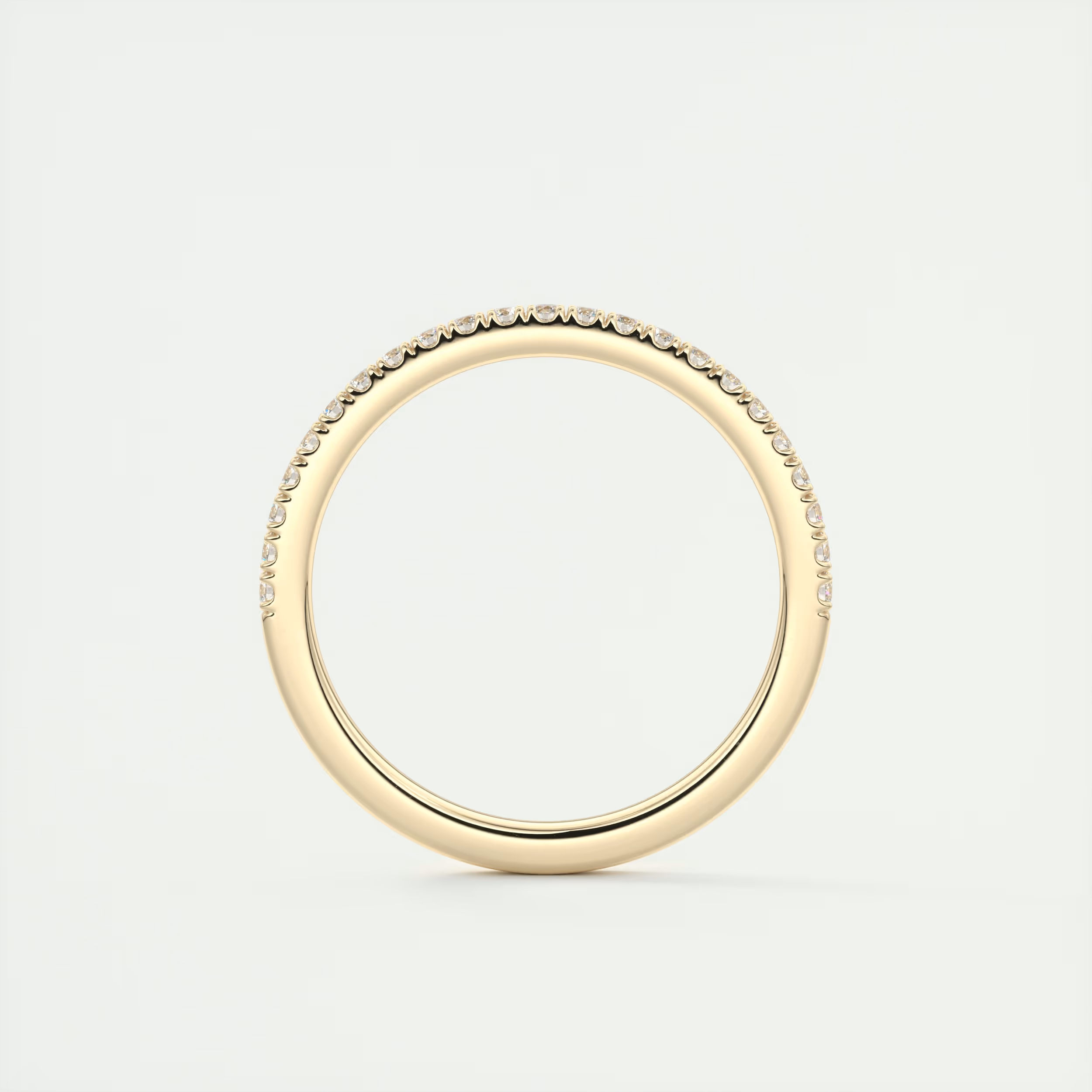 Skinny Half French Eternity Band (0.18 TCW)