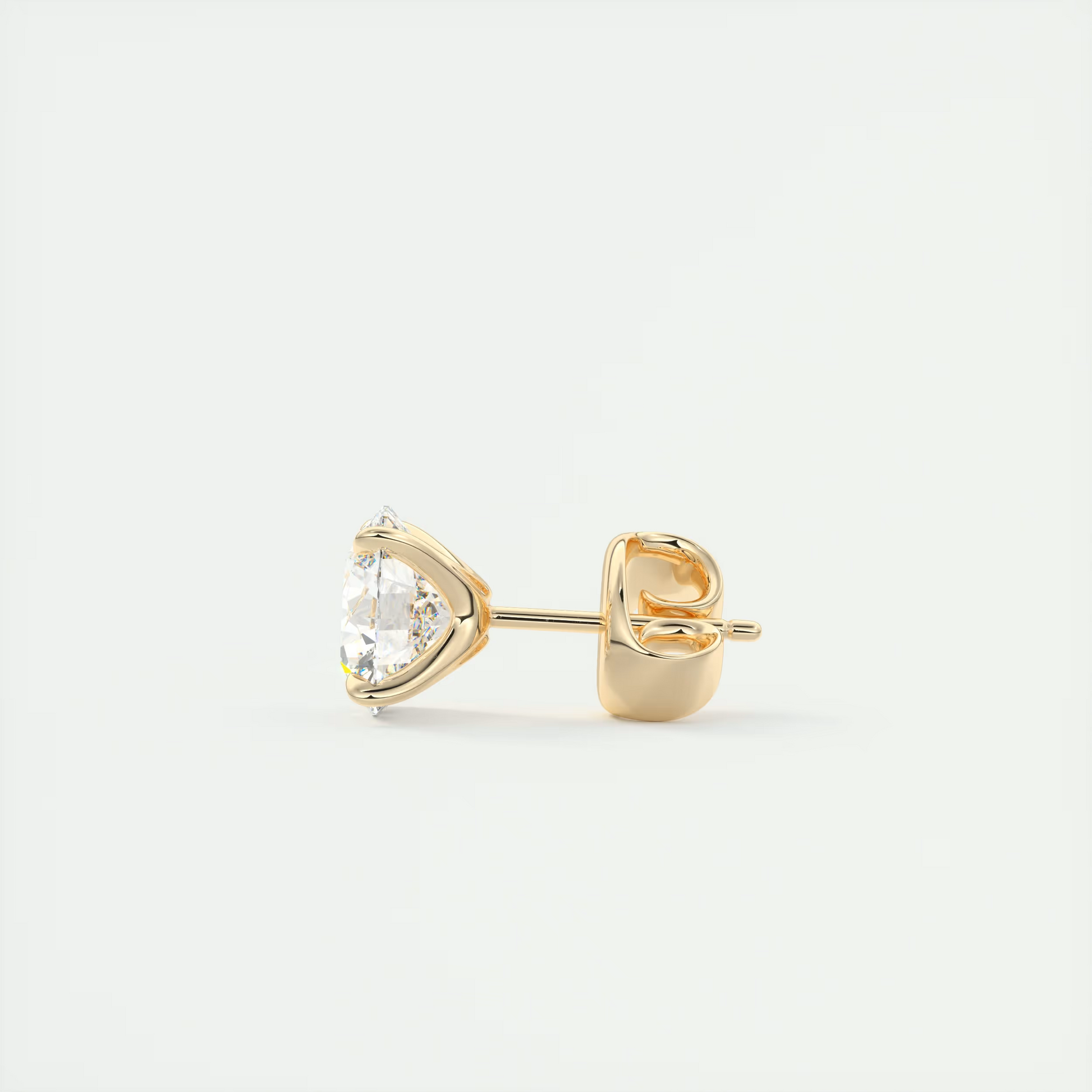 2 ct Round Diamond Studs 2