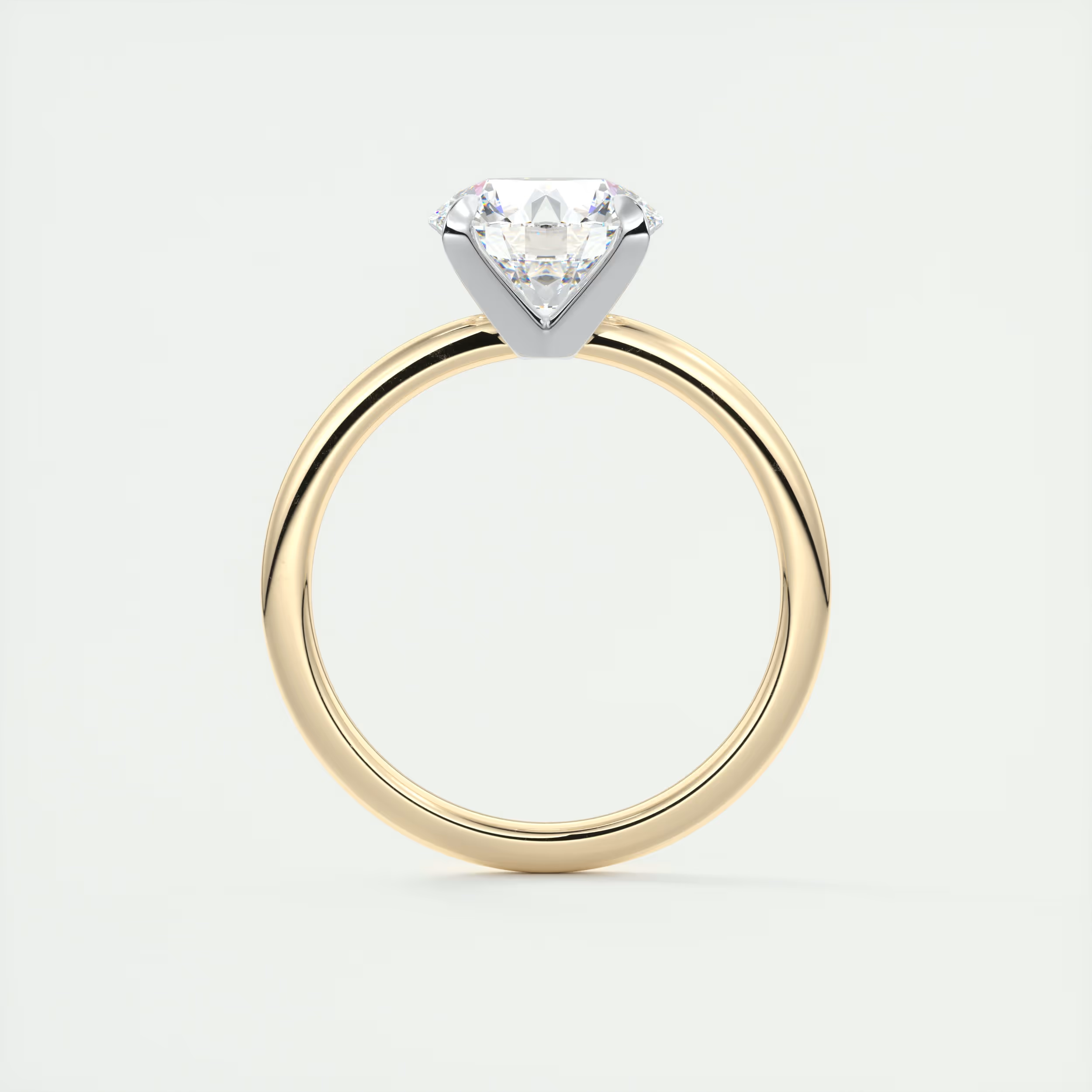 2 Carat Round – The Four Prong Solitaire
